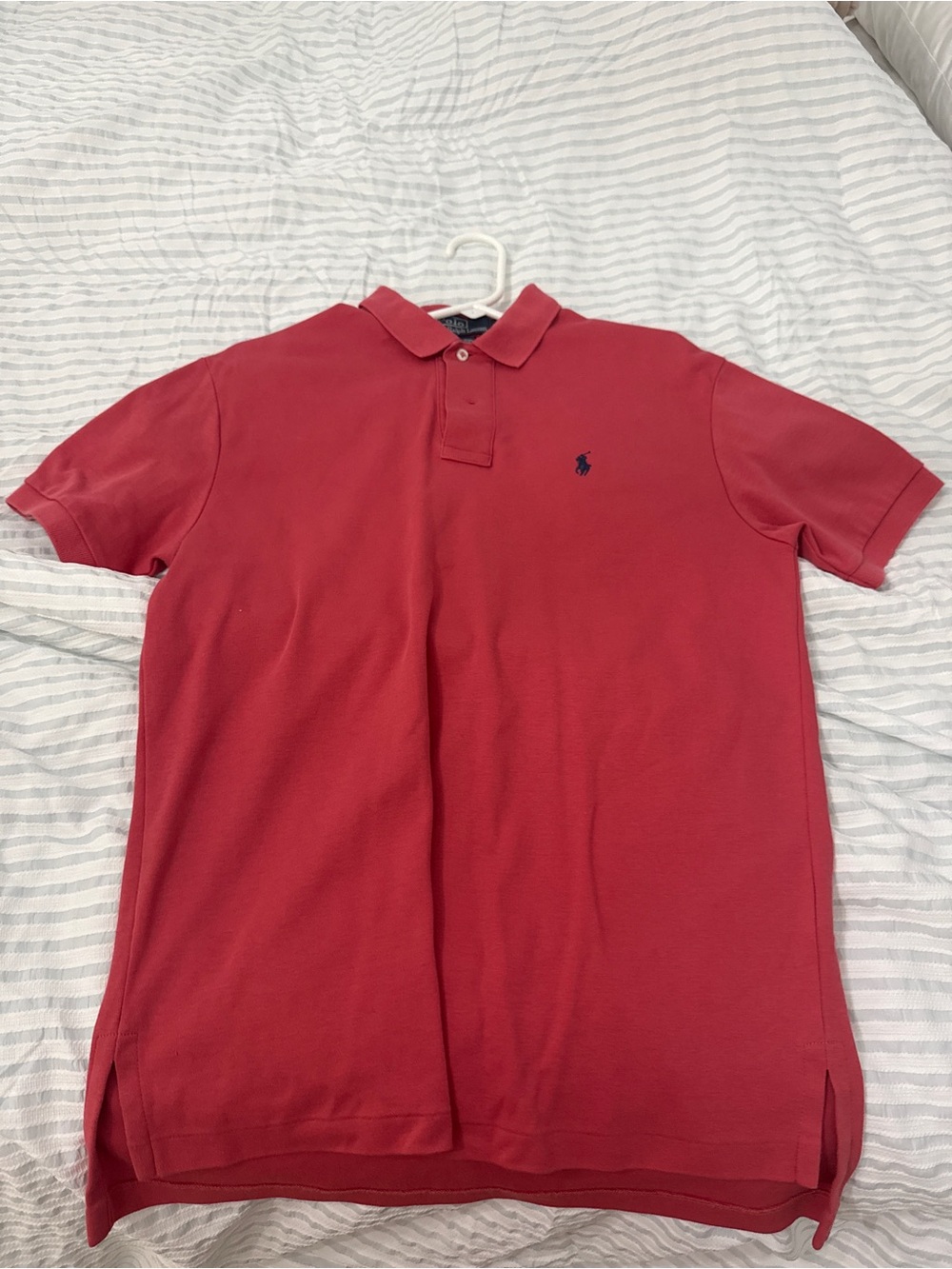 Ralph Lauren Men’s Red Polo with Navy Pony